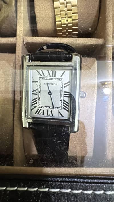 Cartier tank old Money Mens watch