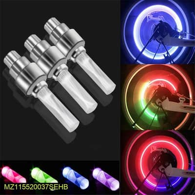  LED Wheel Lights – 4 Pcs Colorful Safety & Style Pack