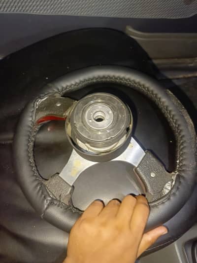 sports steering wheel