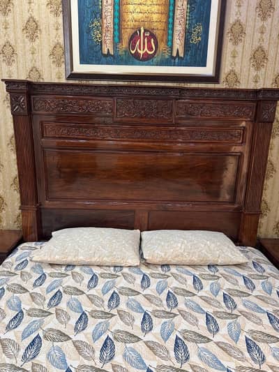 Polished Bed Set King Size Chinioti