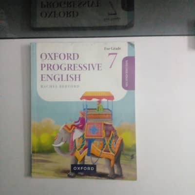 it is an grade 7 oxford english  school book