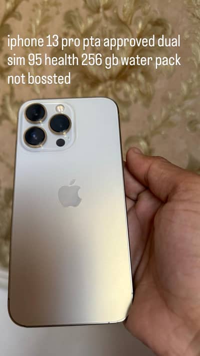 Apple iPhone 13 Pro pta approved 95 health 256gb