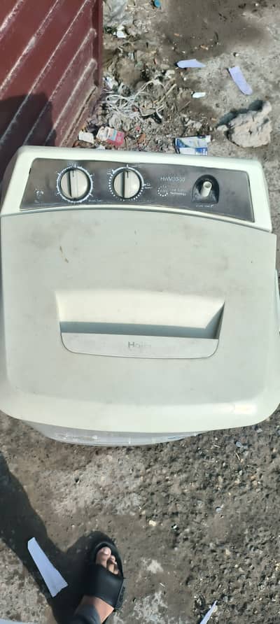 haier 8 kg washing machine plastic . 6 years motor warranty