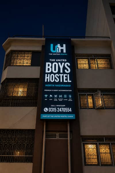 Safe & Secure Boys Hostel in North Nazimabad | CCTV | 24/7 Security