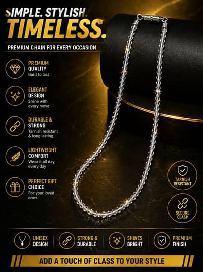 moissanite chain