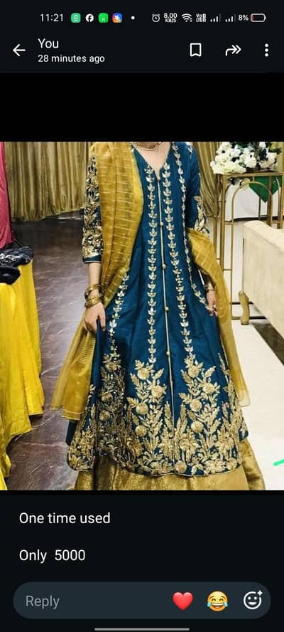 zinc raw silk frock