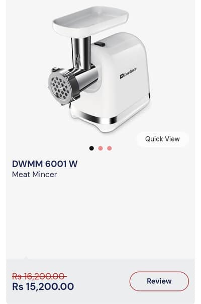 Dawlance Mear Mincer DWMM 6001W