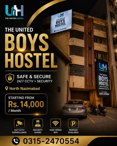 Best Boys Hostel North Nazimabad | Premium Rooms | From Rs. 14,000