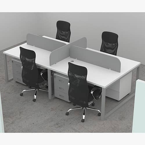 cluster | study table | computer table | work station | office table 7