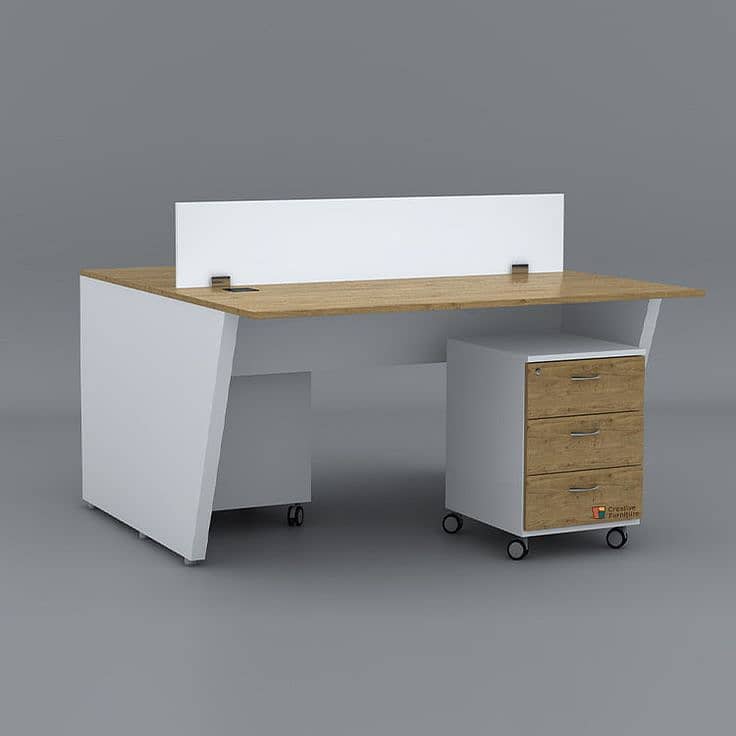 cluster | study table | computer table | work station | office table 11