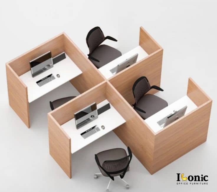 cluster | study table | computer table | work station | office table 17