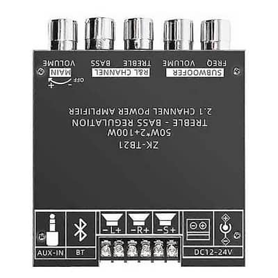 ZKTB21 Class D amplifier 2.1 Channel