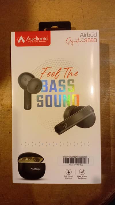 Audionic S680 Brand New Box Packed Sealed Wireless Earbuds
