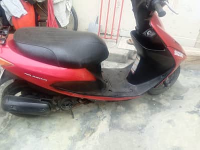Suzuki V50 Scooty for sale 49CC,Self+kick Start Good Condition