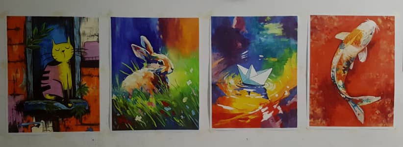 Painting collection for sale (Gulshan e hadeed)