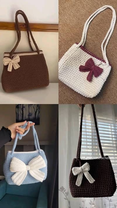 Handmade Crochet Shoulder Bag | Stylish & Durable