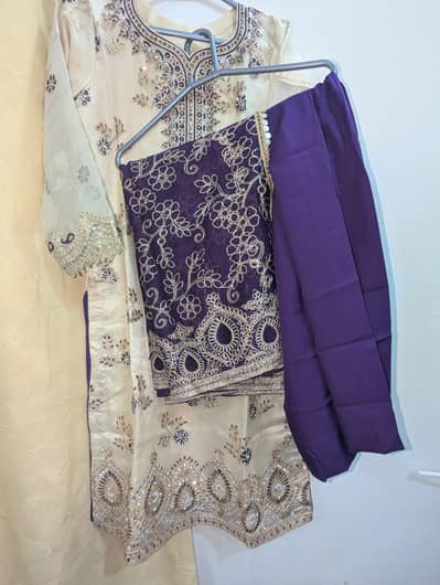 Party wear Shirt Trouser Dupatta