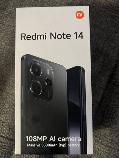 Xiaomi Redmi Note 14 (scratchless- like new)