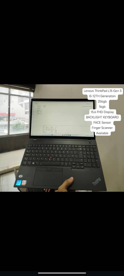 LENOVO THINKPAD L15 Gen 3| i5-12 Gen|256gb|16gb|15.6 fhd
