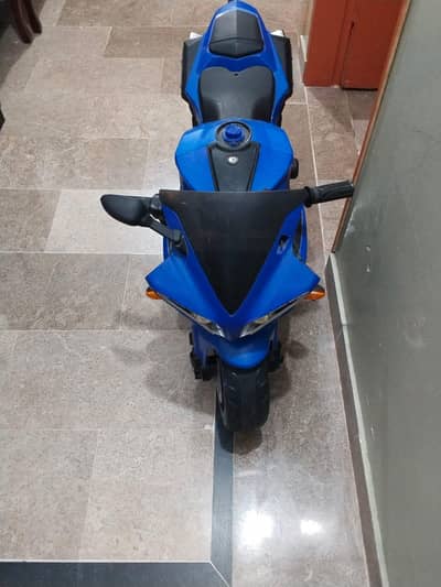 Kids Electric Ride On Sport Bike R1 Style - Blue - 12V