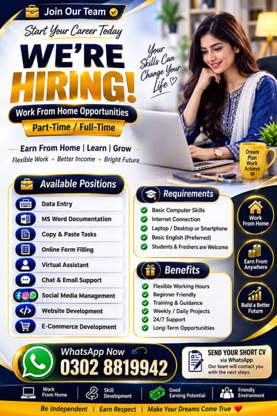 Simple Data Entry / Assignment Work / Form filling Jobs opportunities