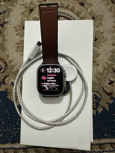 Apple Watch Ultra 2  cellular + gps silver with box original charger