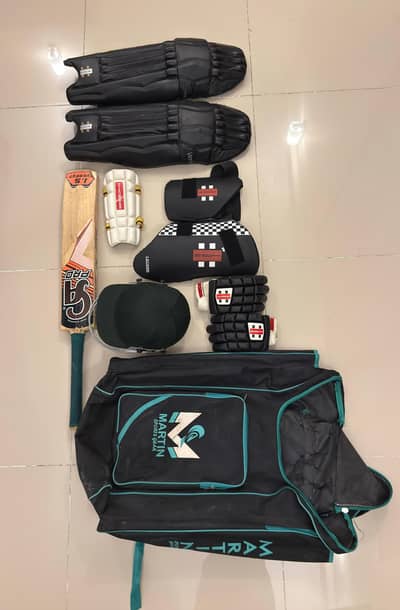 Grey-Nicolls Black Edition Complete Cricket Kit (Like New)
