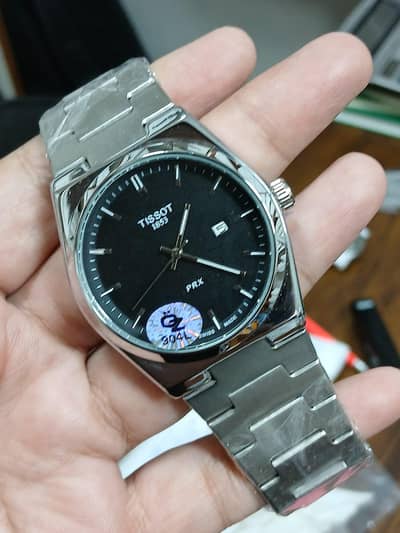 TISSOT BLACK DIEL  WITH SAPPHIRE GLASS
