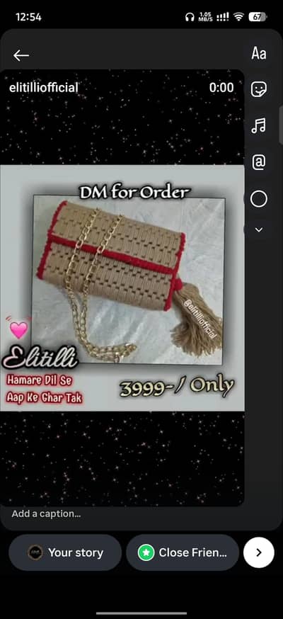plastic canvas bag