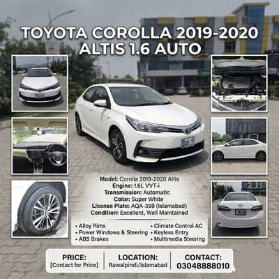 Toyota Corolla Altis 2019