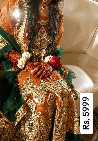 walima and Barat dress sell few hours used