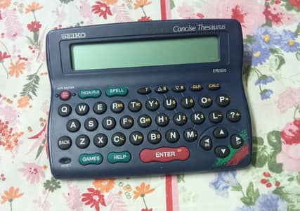 Digital dictionary English to English.