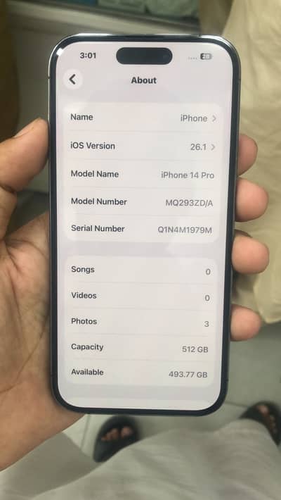 iphone 14 pro Pta approved 512gb