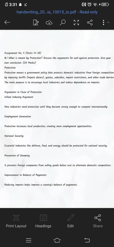 AIOU Assignment