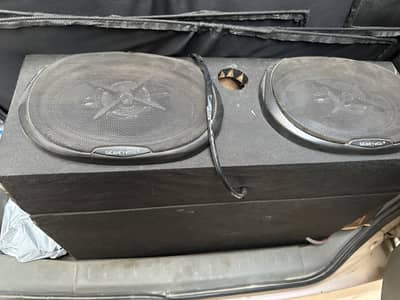 Car Speakers + Woofer + Amplifier for Sale