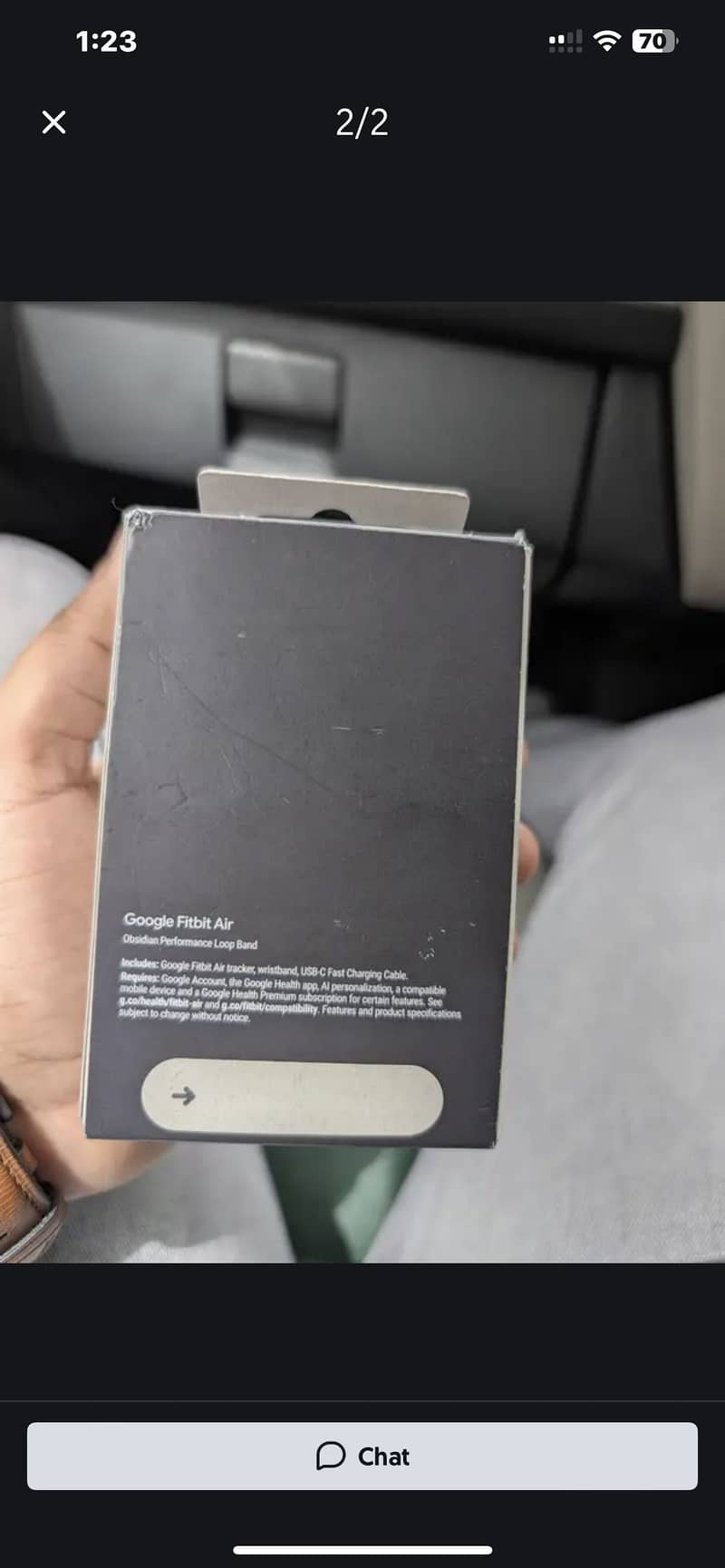 Google Fitbit Air 1