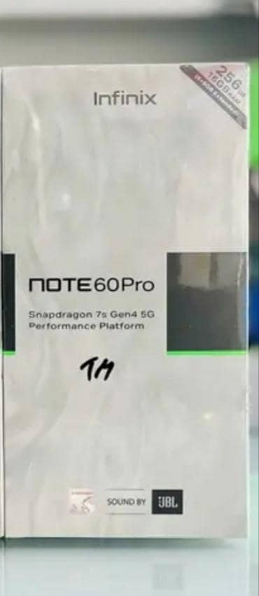 Infinix note 60pro box pack non active