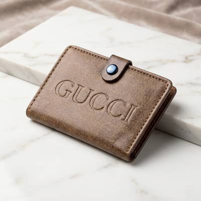 WAGLOK Slim Tuck Lock Wallet with ID Window & Cash Pocket - Grey