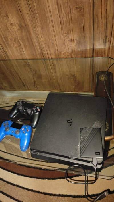 ps4 slim 500 gb series with one controller