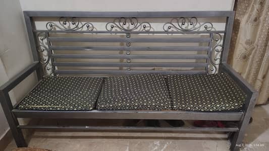 iron sofa Set 3 pcs
