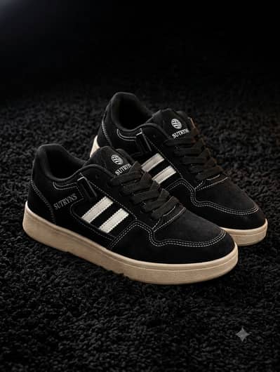 Premium casual sneakers - black