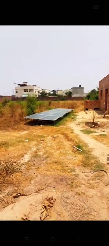 MIAN ESTATE OFFERS CORNER 10 KANAL PLOT WITH BOUNDARY WALL AVAILABLE FOR SALE