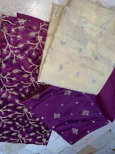 fancy unstiched dress