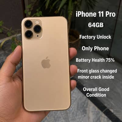 Apple iPhone 11 Pro 64GB for sale.
