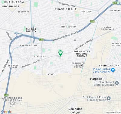 1 KANAL ON 60-FEET WIDE ROAD TOP LOCATION RESIDENTIAL PLOT LOCATED IN THE BEST BLOCK OF LAKE CITY MEADOWS PHASE 1 VERY NEAR TO DHA LAHORE.