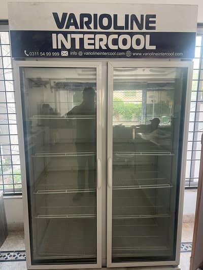 Varioline Intercool Double Door Display Fridge For Sale