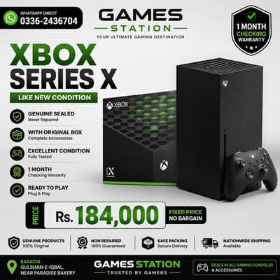Xbox series x 1tb slightly used like new