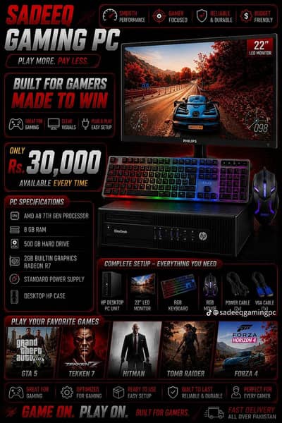 30000 Wala Gaming Setup