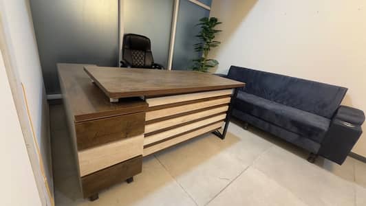 OFFICE WORK STATION TABLE and CHAIRS available for sale