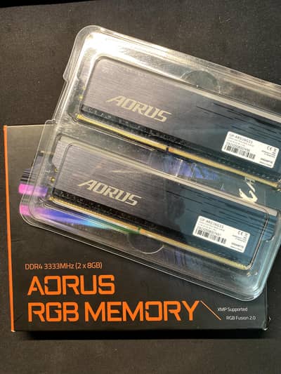 AORUS DDR4 16GB (2×8GB) RAM | 3400MHz with XMP | Negotiable |